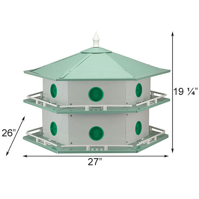 Heath 12-Room Deluxe Purple Martin House Package