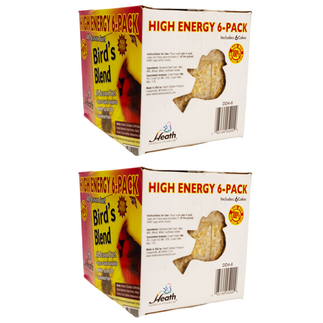 Heath High Energy Bird's Blend Suet Cakes, 11.25 oz., 12 Pk