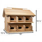 Cedar Crescent Entry Purple Martin House Package, 12 Room