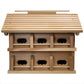 Cedar Crescent Entry Purple Martin House Package, 12 Room