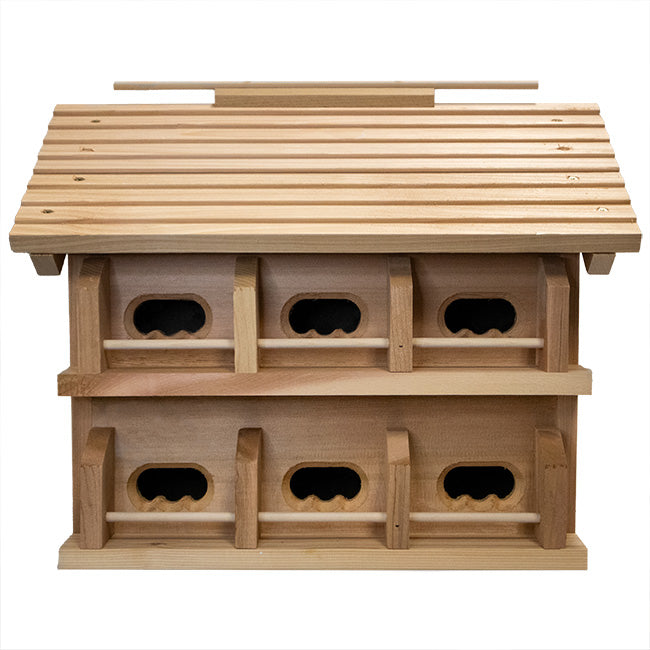 Cedar Crescent Entry Purple Martin House Package, 12 Room