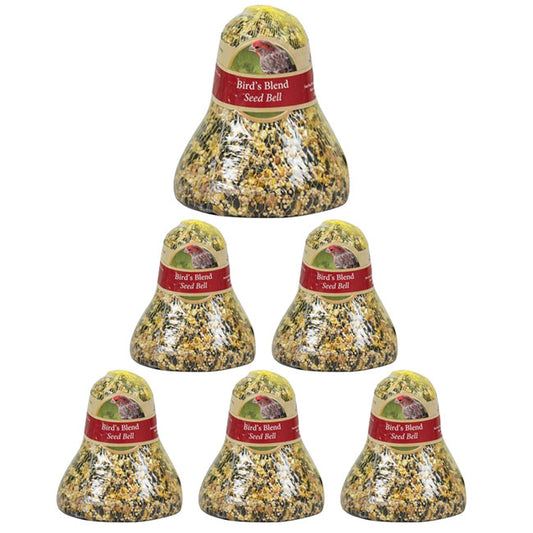 Heath Bird's Blend Seed Bells with Nets, 14 oz., Pack of 6