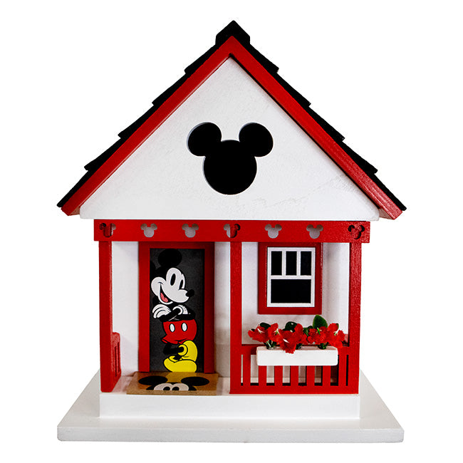 Home Bazaar Mickey and Minnie Cottage Bird House Kit