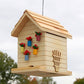 Home Bazaar Potting Shed Bird House & Feeder Kit, Natural