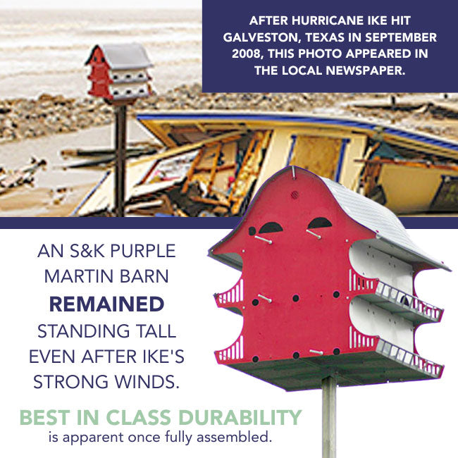 S&K 16 Room Purple Martin House Package