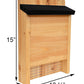 Nature's Way Cedar Single Chamber Bat Houses with Book