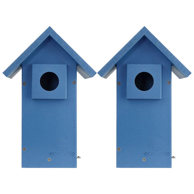 Nature's Way Recycled Plastic Bluebird Bungalows, Pack of 2