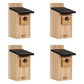Nature's Way Cedar Bluebird Box House, Pack of 4