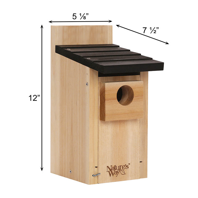 Nature's Way Cedar Bluebird Box House, Pack of 4