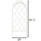 Panacea French Country Scroll Trellises, Aged White, 3 Pack