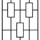 Panacea Contemporary Trellises, Black, 78"H, Pack of 2