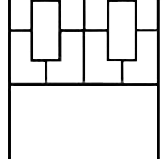 Panacea Contemporary Trellises, Black, 78"H, Pack of 2
