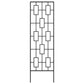 Panacea Contemporary Trellises, Black, 78"H, Pack of 2