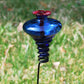 Mini-Blossom Hummingbird Feeders w/Stakes, Blue, Pack of 2