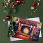 Christmas Fireplace Greeting Card by Prime Retreat