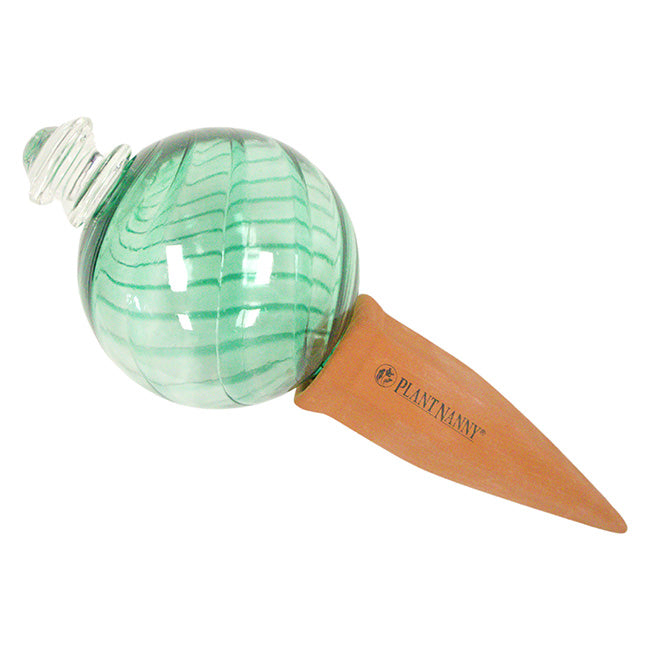 plant nanny watering globes Plant Nanny Watering Globes w/Stakes Kit, Green, 12 & 24 oz