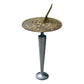 Aluminum Claddagh Sundial & Cast Aluminum Tapered Pedestal