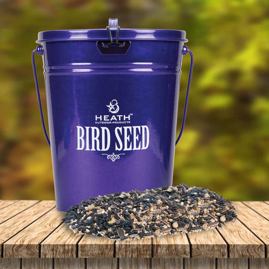 Heath Bird Seed Storage Container & 10 lbs. Divine Blend