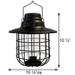 Modern Farmhouse Caged Bird Feeder & Solar Light w/ Seed Kit