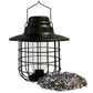 Modern Farmhouse Caged Bird Feeder & Solar Light w/ Seed Kit