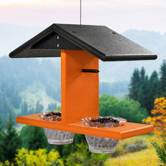 Recycled Plastic Double Oriole Feeder with Jelly Kit