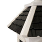Havenwood Bird House, White w/ Black Roof