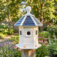 Havenwood Bird House, White w/ Black Roof