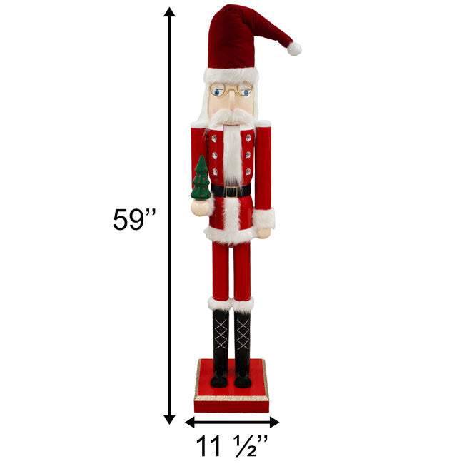 GIANT Nutcracker Mr. Claus Statue by Prime Retreat