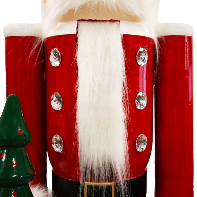 GIANT Nutcracker Mr. Claus Statue by Prime Retreat