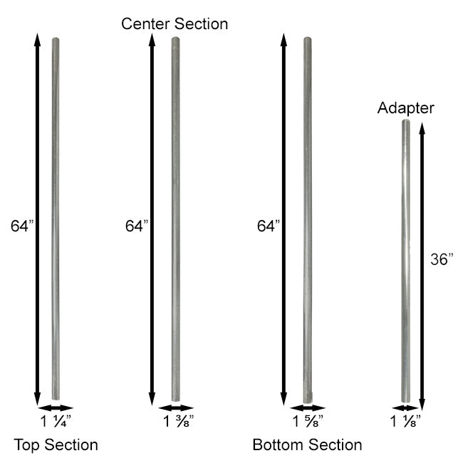 Aluminum Two-Story Martin House & Pole by Prime Retreat