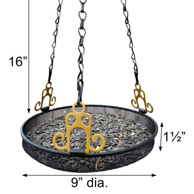 Mesh Hanging Bird Feeder Tray by Prime Retreat