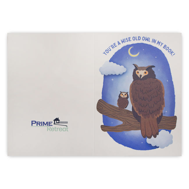 "Father's Wisdom" Greeting Card by Prime Retreat