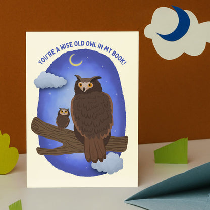 "Father's Wisdom" Greeting Card by Prime Retreat