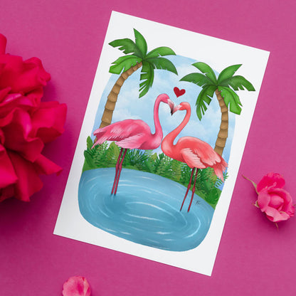 "Birds of a Feather" Greeting Card by Prime Retreat