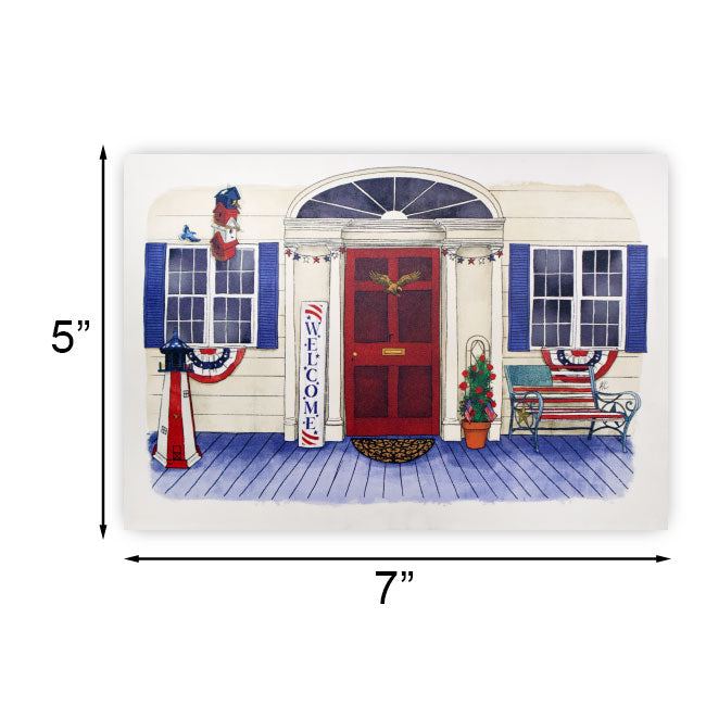 Patriotic Greeting Card by Prime Retreat