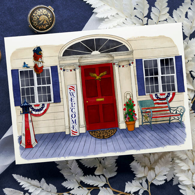 Patriotic Greeting Card by Prime Retreat