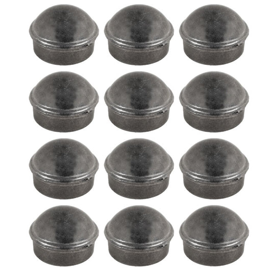 Chain Link Fence Dome Caps for 1 3/8" Posts, Pack of 12