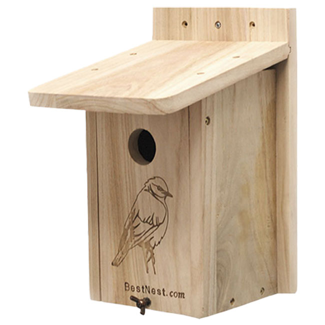 Seasonal Bluebird House and Pole Kit by Prime Retreat