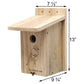 Seasonal Bluebird House and Pole Kit by Prime Retreat