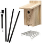 Seasonal Bluebird House and Pole Kit by Prime Retreat