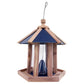 Amish Made Cedar & Recycled Plastic Gazebo Feeder, Blue