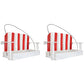 Amish Made Recycled Plastic Swing Seed Feeders, Red, 2 Pack