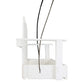 Amish Made Recycled Plastic Swing Seed Feeder, White