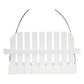 Amish Made Recycled Plastic Swing Seed Feeder, White