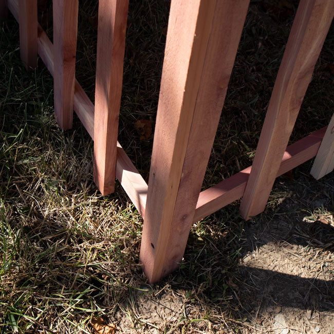 Amish Made Large Cedar Pyramid Trellis by Prime Retreat, 72"