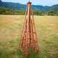 Amish Made Large Cedar Pyramid Trellis by Prime Retreat, 72"