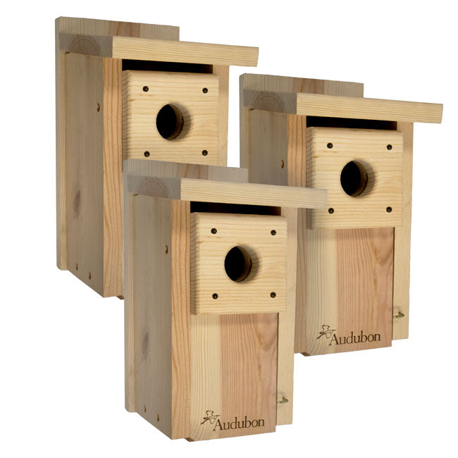 Pine Bluebird Nest Boxes w/Predator Guards by Prime Retreat