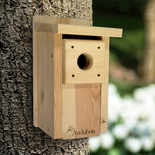 Pine Bluebird Nest Box w/Predator Guard by Prime Retreat