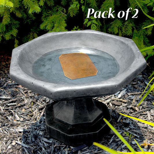 Bird Bath Purification Disk, Copper, by Prime Retreat, 2 Pk
