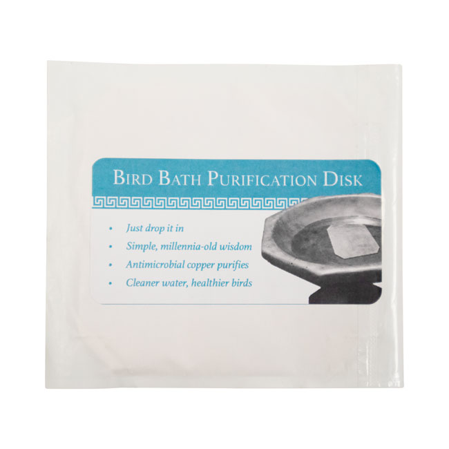 Bird Bath Purification Disk, Copper, by Prime Retreat, 2 Pk